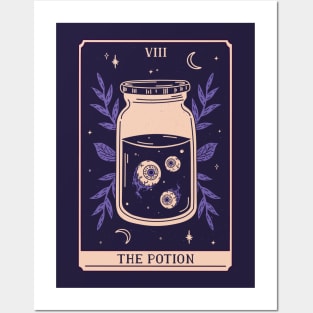 Spooky Tarot Card: The Potion Posters and Art